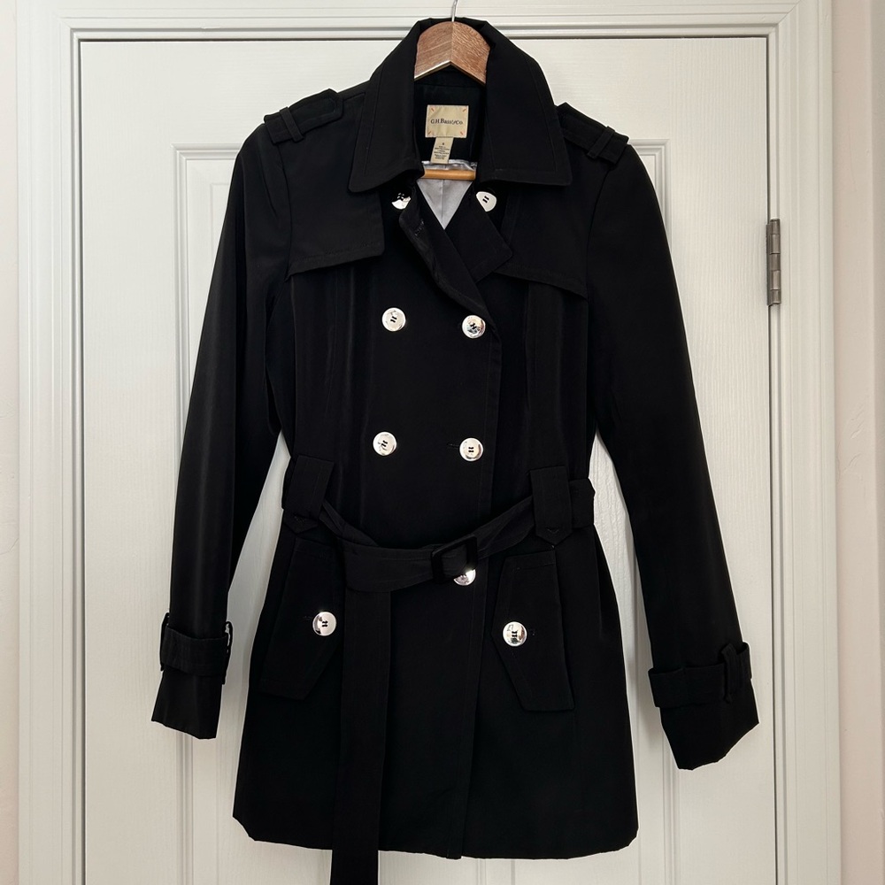 Bass and Co. Women’s Black Double Breasted Jacket